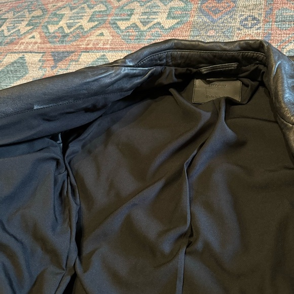 ALL SAINTS Billie Oversized Leather Biker Jacket - Picture 9 of 16